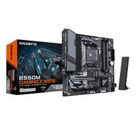 GIGABYTE B550M GAMING X WIFI6 Scheda madre - CPU AMD Ryzen 5000, VRM a 5+3 fasi, fino a 3200 MHz DDR4, 1x M.2 PCIe 4.0 + 1x M.2 PCIe 3.0, Wi-Fi 6, LAN 1 GbE, USB 3.2 Gen 1
