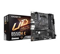 GIGABYTE B550M K Scheda madre - CPU AMD Ryzen 5000, fino a 4733 MHz DDR4, 1xPCIe 4.0 + 1xPCIe 3.0 M.2, LAN 1GbE, USB 3.2 Gen 1