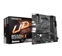 GIGABYTE B550M K Scheda madre - CPU AMD Ryzen 5000, fino a 4733 MHz DDR4, 1xPCIe 4.0 + 1xPCIe 3.0 M.2, LAN 1GbE, USB 3.2 Gen 1