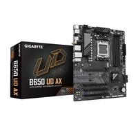 GIGABYTE B650 UD AX Scheda Madre - Supporta CPU AMD Ryzen Serie 9000, VRM a 6+2+2 fasi, fino a 7600MHz DDR5 (OC), 1x PCIe 5.0 + 2x PCIe 4.0 M.2, LAN GbE, Wi-Fi 6, USB 3.2 Gen 2