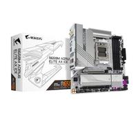 GIGABYTE B650M AORUS ELITE AX ICE Scheda madre - AMD Ryzen serie 9000, VRM a 12+2+2 fasi, fino a 8000 MHz DDR5 (OC), 1xPCIe 5.0 + 1xPCIe 4.0 M.2, LAN 2,5 GbE, WIFI 6E, USB 3.2 Gen 2x2
