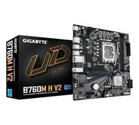 GIGABYTE B760M H V2 Scheda Madre - Supporta CPU Intel Core di 14ª generazione, VRM digitale a 5+1+1 fasi, fino a 8000MHz DDR5 (O.C.), 1xPCIe 4.0 M.2, LAN 1GbE, USB 3.2 Gen1