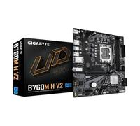 GIGABYTE B760M H V2 Scheda Madre - Supporta i processori Intel Core di 14a generazione, VRM digitale 5+1+1 fasi, fino a 8000MHz DDR5 (O.C.), 1xPCIe 4.0 M.2, LAN 1GbE, USB 3.2 Gen1 - Nouvo