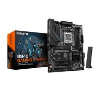 GIGABYTE B840 GAMING X WIFI6E Scheda Madre - CPU AMD Ryzen 9000, VRM 12+2+2 fasi, fino a 7600MHz DDR5(O.C), 2xPCIe 4.0 + 1xPCIe 3.0 M.2, Wi-Fi 6E, LAN 2.5GbE, USB 3.2 Gen 2