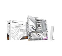 GIGABYTE B850M AORUS Elite WIFI6E ICE AMD AM5 LGA 1718 Scheda madre, mATX, DDR5, 2X M.2, PCIe 5.0, USB-C, WIFI6E, 2.5GbE LAN, EZ-Latch, garanzia 5 anni