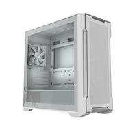 GIGABYTE C102 Glass ICE - Case da gioco per PC Mid Tower bianco, vetro temperato, scocca PSU, 2 ventole da 120 mm (GB-C102GI)