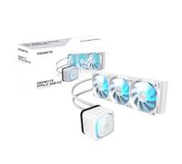 GIGABYTE EAGLE 360 ICE Sistema di Raffreddamento a Liquido per CPU - 3x120mm Ventole ARGB, display LCD a colori, DAISY-CHAIN, Compatibile con Intel LGA 1851 e AMD AM5