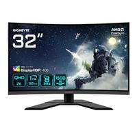 Gigabyte G32QC A 31.5" Monitor da Gioco Curvo QHD - 2560 x 1440, 1500R, 165Hz, 1ms, 350 cd/m², FreeSync Premium Pro, Display HDR400, HDMI 2.0, Displayport 1.2