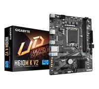 GIGABYTE H610M K V2 Scheda madre - CPU Intel Core 14ª generazione, fino a 5600 MHz DDR5, 1xPCIe 3.0 M.2, LAN 1GbE, USB 3.2 Gen 1
