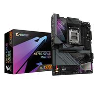 GIGABYTE X870E AORUS MASTER Scheda Madre - Supporta CPU AMD Ryzen 9000, 16+2+2 fasi VRM digitali, fino a 8600MHz DDR5 (OC), 3xPCIe 5.0 + 1xPCIe 4.0, Wi-Fi 7, LAN 5GbE, USB 4