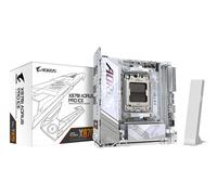 GIGABYTE X870I AORUS PRO ICE Scheda madre - Supporta CPU AMD Ryzen serie 9000, VRM a 8+2+1 fasi, fino a 8400 MHz DDR5 (OC), 1xPCIe 5.0 M.2 + 1xPCIe 4.0 M.2, WI-FI 7, LAN 2,5 GbE, USB 4