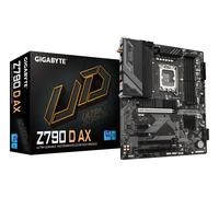 GIGABYTE Z790 D AX Scheda madre - Supporta CPU Intel Core di 14a generazione, VRM digitale a 12+1+1 fasi, fino a 7600MHz DDR5 (OC), 3xPCIe 4.0 M.2, Wi-Fi 6E, LAN 2.5GbE, USB 3.2 Gen 2