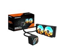 GIGABYTE GAMING 240 Dissipatore a Liquido per CPU - 2x120mm Ventole ARGB, meccanismo di bloccaggio a scorrimento, DAISY-CHAIN, Compatibile con Intel LGA 1851 e AMD AM5