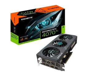 GIGABYTE GeForce RTX 4070 TI EAGLE OC 12GB Scheda grafica - 12GB DDRX6 21Gbps 192bit, PCI-E 4.0, 3 x DisplayPort 1.4, HDMI 2.1a, NVIDIA DLSS 3, Supports 4K, Ada Lovelace Arch, GV-N407TEAGLE OC-12GD