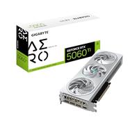 Gigabyte GeForce RTX 5060 Ti AERO OC 16G Scheda Grafica - 16 GB GDDR7, 128 bit, PCI-E 5.0, 2647MHz Frequenza Core, 3 x DisplayPort, 1 x HDMI, GV-N506TAERO OC-16GD