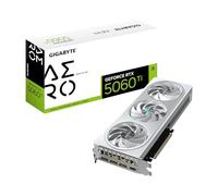 Gigabyte GeForce RTX 5060 Ti AERO OC 8G Scheda Grafica - 8 GB GDDR7, 128 bit, PCI-E 5.0, 2647 MHz Frequenza del core, 3 x DisplayPort, 1 x HDMI, GV-N506TAERO OC-8GD