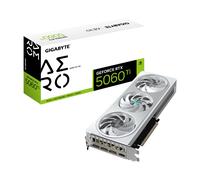 GIGABYTE GeForce RTX 5060 Ti AERO OC 8G Scheda Grafica 8 GB GDDR7 128 bit PCI-E 5.0 2647 MHz Frequenza del core 3 x DisplayPort 1 x HDMI GV-N506TAERO OC-8GD