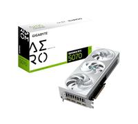 GIGABYTE GeForce RTX 5070 AERO OC 12G Scheda grafica, 12 GB 256-bit GDDR7, PCIe 5.0, sistema di raffreddamento WINDFORCE, scheda video GV-N5070AERO OC-12GD