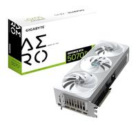 GIGABYTE GeForce RTX 5070 Ti AERO OC 16G Scheda Grafica - 16GB GDDR7, 256 bit, PCI-E 5.0, 2588 MHz Core Clock, 3 x DP 2.1a, 1 x HDMI 2.1b, NVIDIA DLSS 4, GV-N507TAERO OC-16GD