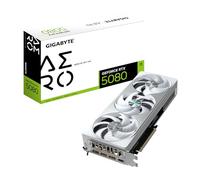 Gigabyte GeForce RTX 5080 AERO OC SFF 16G Scheda Grafica - 16GB GDDR7, 256 bit, PCI-E 5.0, 2730MHz Core Clock, 3 x DisplayPort, 1 x HDMI, GV-N5080AERO OC-16GD
