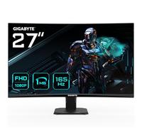 Gigabyte GS27F - Monitor da gioco FHD da 27", 1920 x 1080, 165 Hz, 1 ms, 300 cd/m², FreeSync Premium, HDR Ready, HDMI 2.0, Displayport 1.4
