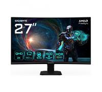 GIGABYTE GS27QCA 27" QHD Monitor Gaming Curvo - 2560 x 1440, 180Hz, 1ms, 250 cd/m², FreeSync, HDR Ready, HDMI 2.0, DisplayPort