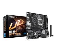 GIGABYTE H610M D3W WIFI6 Scheda Madre - Supporta CPU Intel Core di 14ª generazione, VRM a 5+1+1 fasi, fino a 5600MHz DDR4,