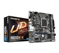 GIGABYTE H610M H Scheda Madre - Supporta CPU Intel Core di 14a generazione, VRM Digitale Ibrido 6+1+1, fino a 5600MHz DDR4 (OC), 1xPCIe 3.0 M.2, GbE LAN, USB 3.2 Gen 1