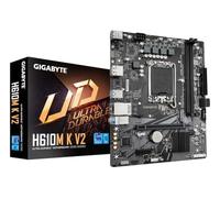 GIGABYTE H610M K V2 Scheda madre - CPU Intel Core 14ª generazione, fino a 5600 MHz DDR5, 1xPCIe 3.0 M.2, LAN 1GbE, USB 3.2 Gen 1