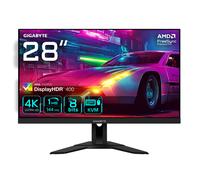 GIGABYTE M28U 28 Monitor da Gioco 4K UHD - 3840 x 2160, 144Hz, 1ms, 300 cd/m², FreeSync Premium Pro, Display HDR400, HDMI 2.1, Displayport 1.4 (M28U EK)