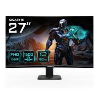 GIGABYTE Monitor da gaming curvo GS27FC 27" FHD - 1920 x 1080 (FHD), 180Hz, 1ms, 250 cd/m², FreeSync Premium, pronto per HDR,