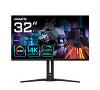 GIGABYTE Monitor da gioco AORUS FO32U2 OLED da 32” - 3840 x 2160 (UHD), 240Hz, 0,03ms, KVM, 250 cd/m², FreeSync Premium Pro, DisplayHDR True Black 400, HDMI 2.1