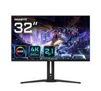 GIGABYTE Monitor da gioco OLED AORUS FO32U2P da 32” - 3840 x 2160 (UHD), 240Hz, 0,03ms, 250 cd/m², KVM, FreeSync Premium Pro, DisplayHDR True Black 400, DisplayPort 2.1