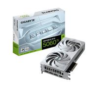 Gigabyte GeForce RTX 5060 Ti EAGLE OC ICE 16G Scheda Grafica - 16 GB GDDR7, 128 bit, PCI-E 5.0, 2617 MHz Frequenza del core, 3 x DisplayPort, 1 x HDMI, GV-N506TEAGLEOC ICE-16GD