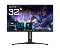GIGABYTE Monitor da gioco OLED AORUS FO32U2P da 32” - 3840 x 2160 (UHD), 240Hz, 0,03ms, 250 cd/m², KVM, FreeSync Premium Pro, DisplayHDR True Black 400, DisplayPort 2.1