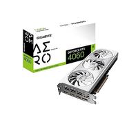 Gigabyte Scheda grafica GeForce RTX 4060 AERO OC 8G, 3 ventole WINDFORCE, GDDR6 a 128 bit da 8 GB, scheda video GV-N4060AERO OC-8GD