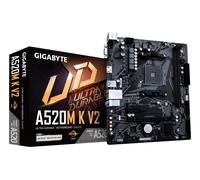 GIGABYTE Scheda madre A520M K V2 - Supporta CPU AMD Ryzen serie 5000 AM4, fino a 5100MHz DDR4 (OC), PCIe Gen3 x4 M.2, LAN GbE, USB 3.2 Gen 1