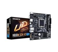 GIGABYTE Scheda madre H610M S2H V2, supporta processori Intel Core di 14a/13a/12a generazione (LGA 1700), mATX, DDR5, 1x M.2, PCIe 4.0, USB-C, HDMI, 2X DisplayPort, D-Sub, LAN 1GbE
