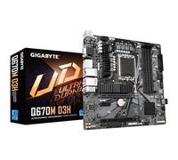 Gigabyte Q670M D3H Motherboard - Unterstützt Intel Core 14th CPUs, 6+1+1 Phasen