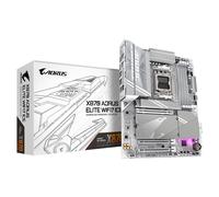 GIGABYTE Scheda madre X870 A ELITE WF7 ICE - Supporta CPU AMD Ryzen 9000 VRM digitale a 16+2+2 fasi fino a 8000MHz DDR5 (OC) 4xPCIe 5.0 + 4xM.2 Wi-Fi 7 LAN 2.5GbE USB 3.2 Gen 2x2