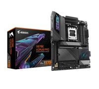 GIGABYTE X870E AORUS PRO Scheda Madre - Supporta CPU AMD Ryzen 9000, 16+2+2 fasi VRM digitali, fino a 8000MHz DDR5 (OC), 3xPCIe 5.0 + 1xPCIe 4.0, Wi-Fi 7, LAN 2.5GbE, USB 4