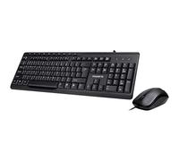 GIGABYTE TECLADO + RATON USB NEGRO FUNCIONES MULTIMEDIA MOUSE1000DPI CABLES USB KM6300