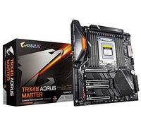 GIGABYTE TRX40 AORUS MASTER (dissipatore di calore sTRX AMD TRX40/Fins-Array/16+3 fasi Infineon Digital VRM/3x PCIe 4.0x4 M.2/Intel WiFi 6/5GbE+1GbE LAN/E-ATX/AMD scheda madre)