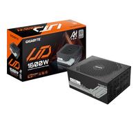 GIGABYTE UD1600PM PG5 AI TOP Alimentatore - PCIe 5.0, 80 PLUS Platinum, Design completamente modulare, Ventola da 120 mm, Compatibile con ATX 3.1, Spina EU