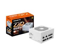 GIGABYTE UD850GM PG5W Alimentatore - PCIe 5.0, 80 PLUS Gold, Design completamente modulare, Ventola da 120 mm, Compatibile con ATX 3.0, Spina EU