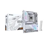 GIGABYTE X870E AORUS PRO X3D ICE Scheda Madre - Supporta CPU AMD Ryzen 9000, VRM Digitale a 18+2+2 fasi, fino a 9000 Hz DDR5 (OC), 2 x PCIe 5.0 + 2 x PCIe 4.0, Wi-Fi 7, LAN 5 GbE, USB 4