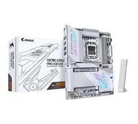 GIGABYTE X870E AORUS PRO X3D ICE Scheda Madre - Supporta CPU AMD Ryzen 9000, VRM Digitale a 18+2+2 fasi, fino a 9000 Hz DDR5 (OC), 2 x PCIe 5.0 + 2 x PCIe 4.0, Wi-Fi 7, LAN 5 GbE, USB 4