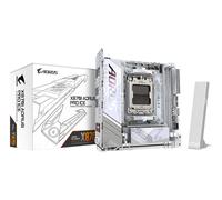 GIGABYTE X870I AORUS PRO ICE Scheda madre - Supporta CPU AMD Ryzen serie 9000, VRM a 8+2+1 fasi, fino a 8400 MHz DDR5 (OC), 1xPCIe 5.0 M.2 + 1xPCIe 4.0 M.2, WI-FI 7, LAN 2,5 GbE, USB 4