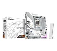 GIGABYTE X870M AORUS ELITE WIFI7 ICE Scheda Madre - Supporta CPU AMD Ryzen 9000, VRM digitale a 14+2+2 fasi, fino a 8200 Hz DDR5 (O.C), 1× PCIe 5.0 + 1× PCIe 4.0, Wi-Fi 7, LAN 2.5 GbE, USB 4