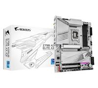 GIGABYTE Z790 AORUS ELITE AX ICE Scheda madre - Supporta processori Intel Core 14th CPUs, 16+1+2 Phases Digital VRM, up to 7600MHz DDR5 (OC), 4xPCIe 4.0 M.2, Wi-Fi 6E, 2.5GbE LAN, USB 3.2 Gen 2x2